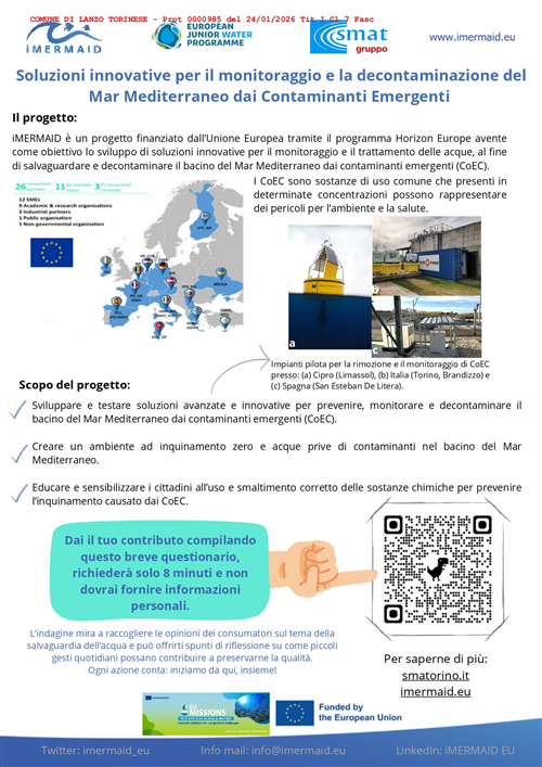 Soluzioni innovative per il monitoraggio e la decontaminazione del Mar Mediterraneo dai Contaminanti Emergenti