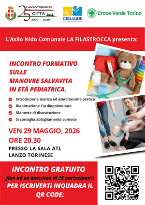 Incontro formativo sulle manovre salvavita in età pediatrica