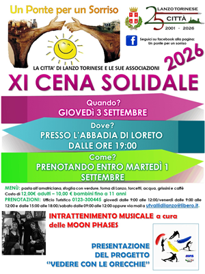 Un Ponte per un Sorriso - XI Cena Solidale